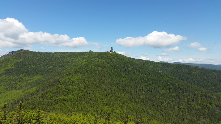 Вид на Амурские столбы с горы Адзи