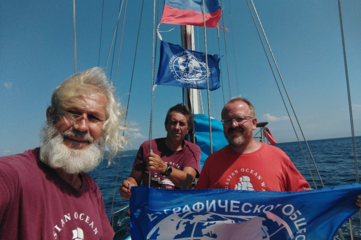 On the way to the Bosphorus. Evgeny Kovalevsky, Stanislav Berezkin, and Filip Alekseev. Photos of the expedition participants